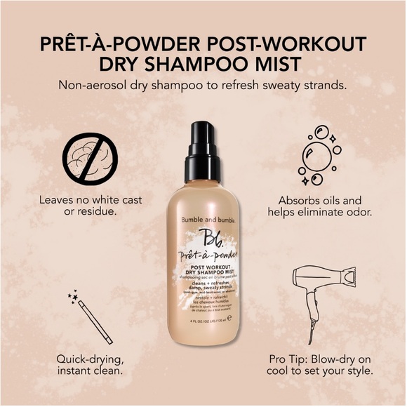 Bumble and Bumble Travel Size Pret-a-powder Post Workout Dry Shampoo Mist - Picture 2 of 8